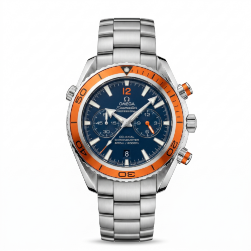 Omega Black Dial Silver Bracelet Seamaster Professional Mens Watch