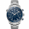 Omega Blue Dial Silver Bracelet Seamaster Professional Mens Watch