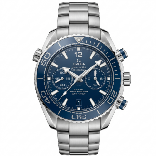 Omega Blue Dial Silver Bracelet Seamaster Professional Mens Watch