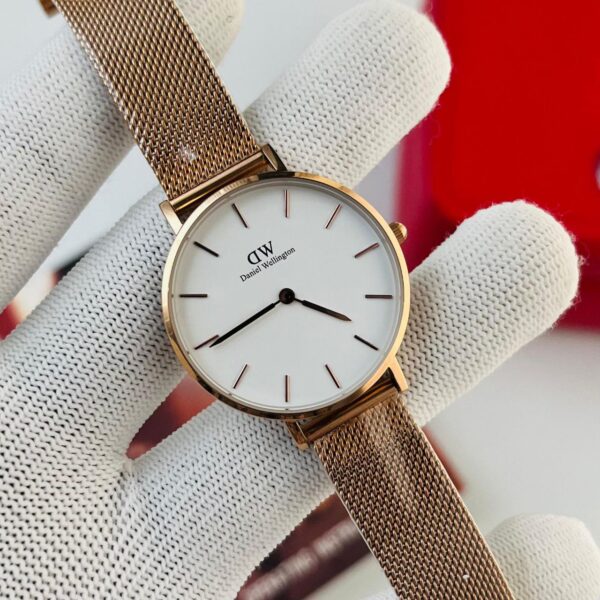 Daniel Wellington Classic Petite Melrose White Gold Ladies Watch