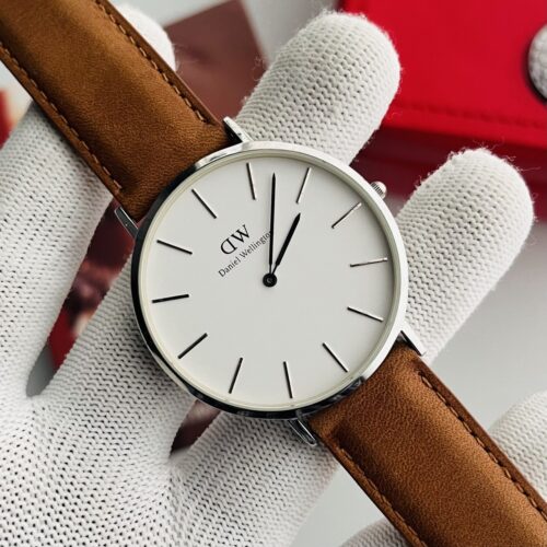 Daniel Wellington Classic White Brown Mens Watch