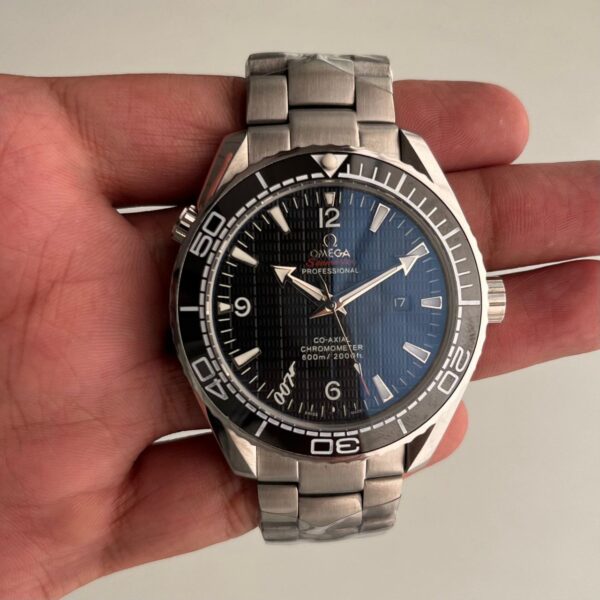 Omega Black Dial Silver Bracelet Seamaster Skyfall 007 Limited Edition Mens Watch