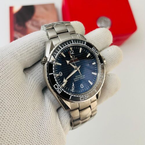 Omega Black Dial Silver Bracelet Seamaster Skyfall 007 Limited Edition Mens Watch