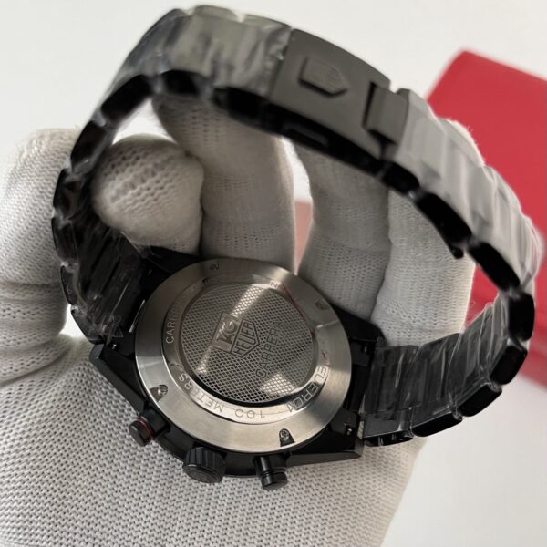 TAG Heuer Carrera 01 Chronograph Black Bracelet Men's Watch