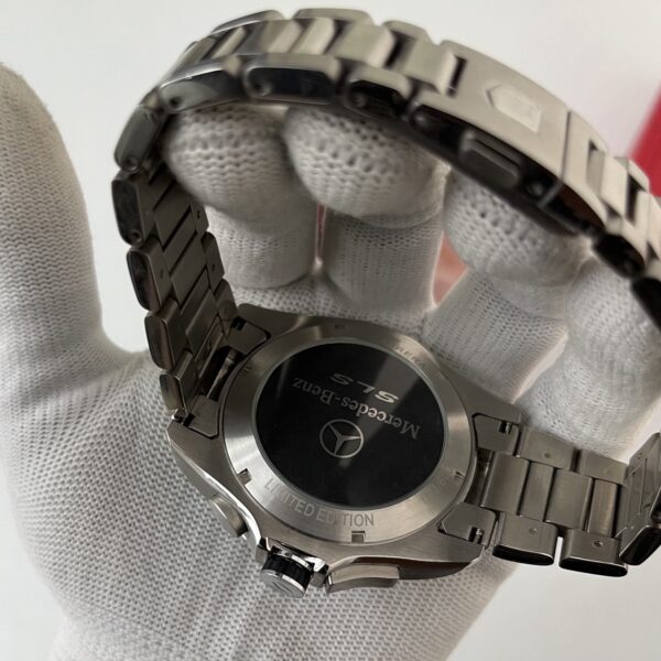 Tag Heuer Grand Carrera Mercedes-Benz SLS Black Dial Silver Bracelet Men's Watch