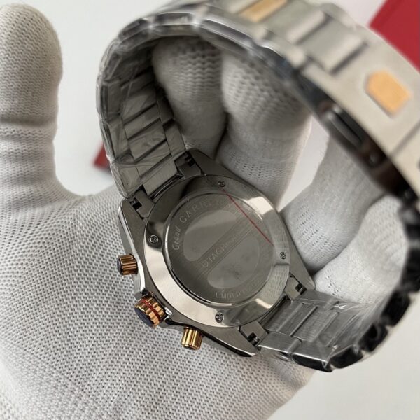 Tag Heuer Grand Carrera Calibre 17 Blue Dial Dual Tone Men's Watch