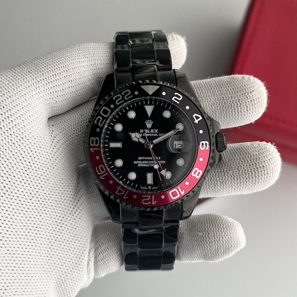 Rolex GMT‑Master II Black Red Bezel Automatic Men's Watch