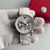 Armani fibre white mens watch