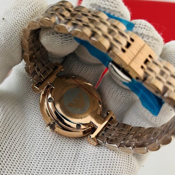 Emporio Full Dimond studded dial armani ladies watch