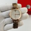 Emporio Full Dimond studded dial armani ladies watch