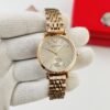 Emporio armani grey dial ladies watch