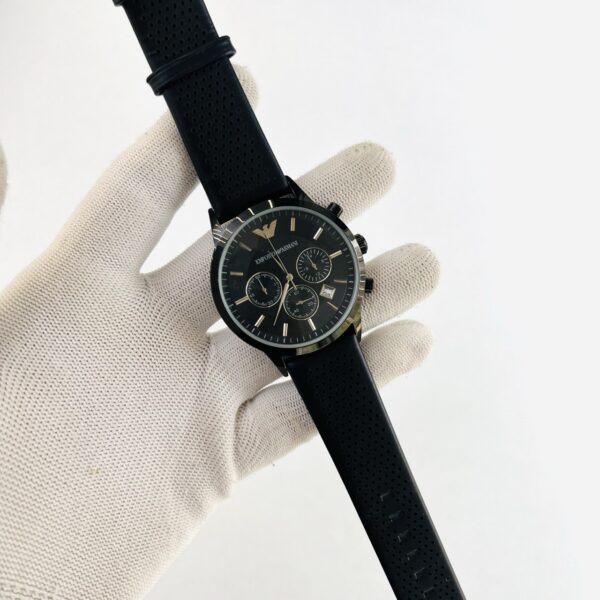 Emporium Armani Chronograph Black mens watch