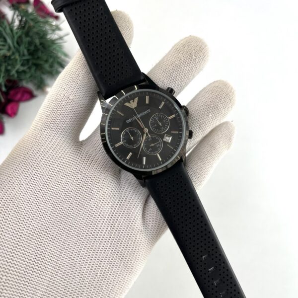 Emporium Armani Chronograph Black mens watch