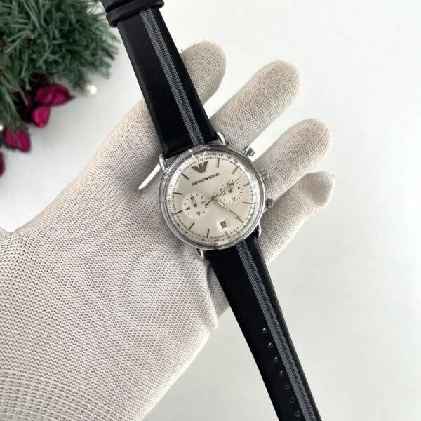 Emporium Armani White dial Chronograph mens watch