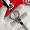Fossil Silver Dial Rose Gold Crystal Bezel Women's Watch