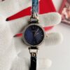 Fossil Navy Blue Dial Rose Gold Crystal Bezel Women's Watch