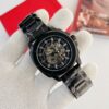 Fossil Black Skeleton Automatic Stainless Steel Men's Watch