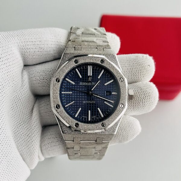Audemars Piguet Royal Oak Automatic Blue Tapisserie Dial Stainless Steel Men's watch
