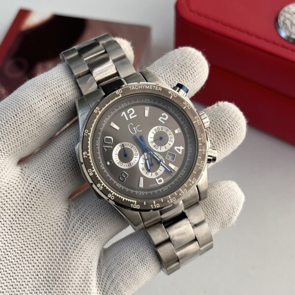 GC (Guess Collection) Chronograph Grey Dial Stainless Steel Men's Watch