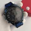 Diesel Big Daddy Dual Time Chronograph Blue Stainless Steel Men's Watch