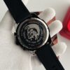 Diesel Black Dial Chronograph Black Silicone Strap Men's Watch