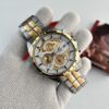 Casio Edifice White Dial Gold-Tone Chronograph Two-Tone Stainless Steel Men's Watch