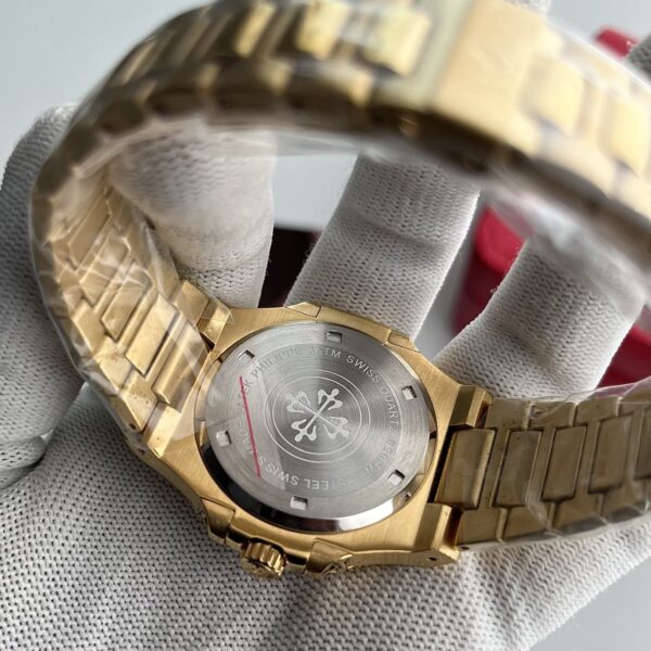 Patek Philippe Nautilus Gold Dial Men's Watch