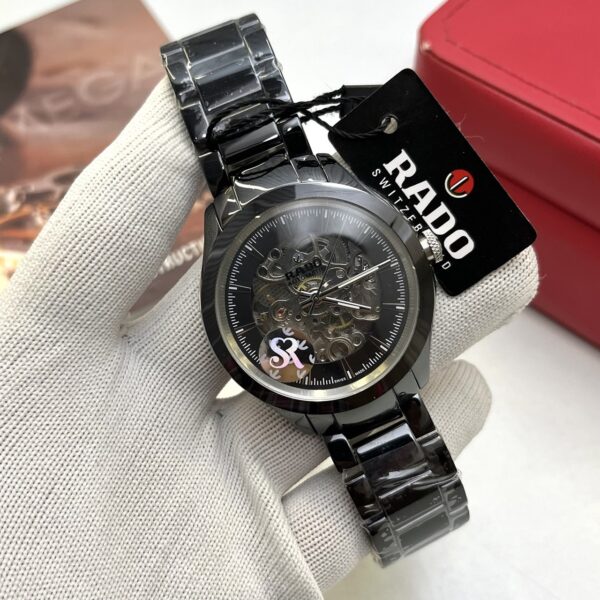 Rado Automatic Skeleton Black Ceramic Watch
