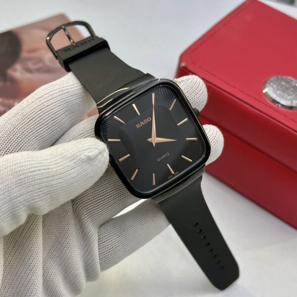 Rado True Square Quartz Black Men's Watch