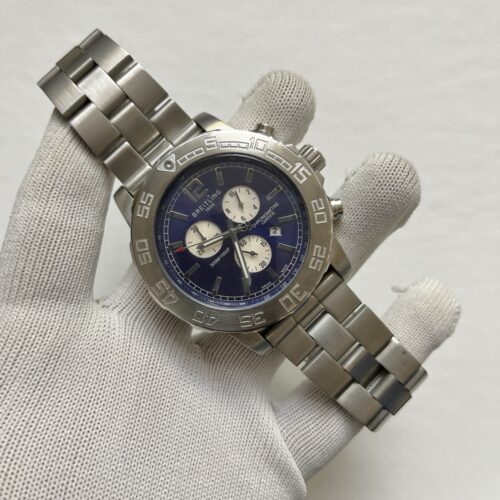 Breitling Avenger Chronograph Stainless Steel Sport Edition  Black Men's Watch