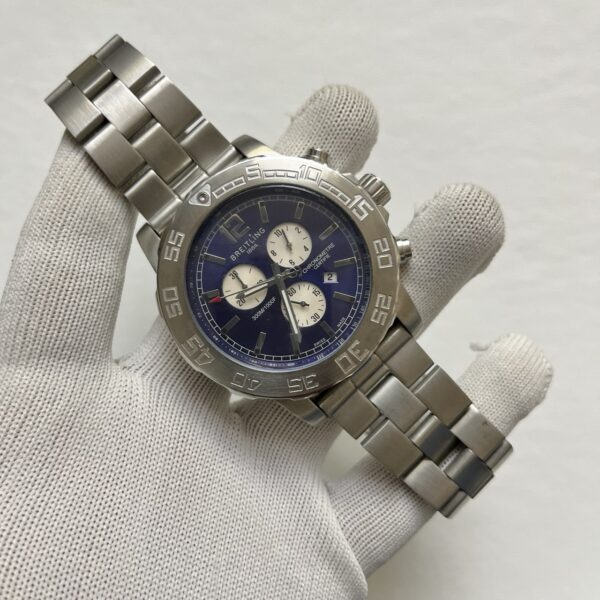 Breitling Avenger Chronograph Stainless Steel Sport Edition  Black Men's Watch