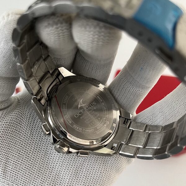 Casio Oceanus Blue Dial World Time Stainless Steel Men's Watch