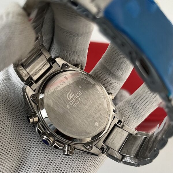 Casio Edifice Tough Solar Black Dial Stainless Steel Men's Watch
