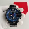 Diesel Blue Dial Chronograph Black Stainless Steel Men's Watch