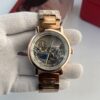 Patek Philippe Skeleton Automatic Rose Gold Transparent Dial Men's Watch