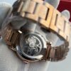Patek Philippe Skeleton Automatic Rose Gold Transparent Dial Men's Watch