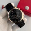 Armani fibre black mens watch
