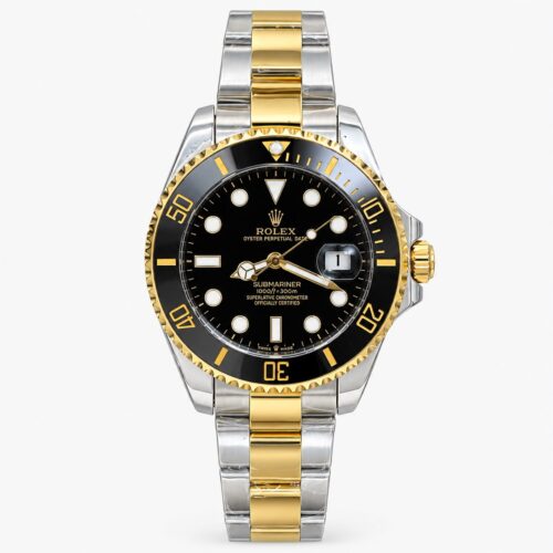 Rolex Black Dial Dual Tone Submariner Men's watch