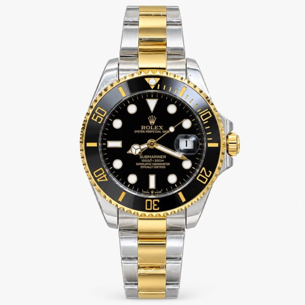 Rolex Black Dial Dual Tone Submariner Men's watch