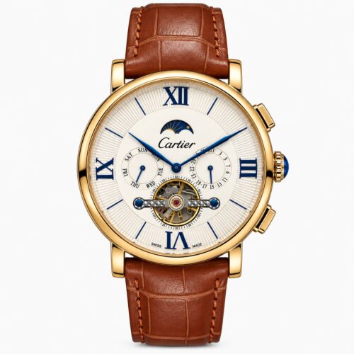 WhatsApp Image 2026-09-29 at 17.14.18 Cartier Tourbillon Roman White Dial Men's Watch